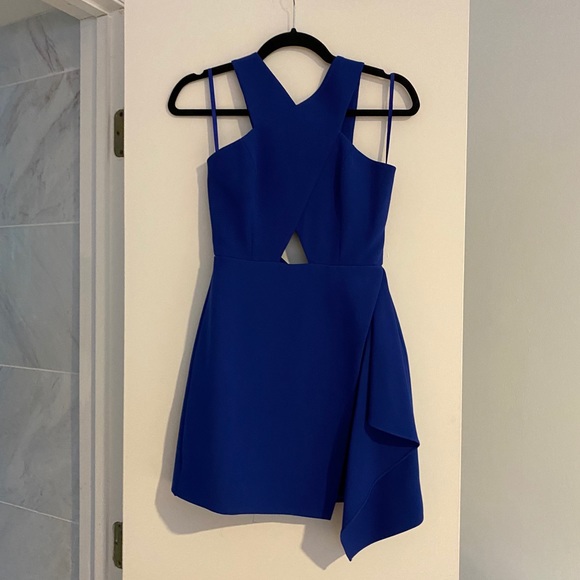 bcbg royal blue dress BCBG MAXAZARIA Royal Blue Strapless Evening
